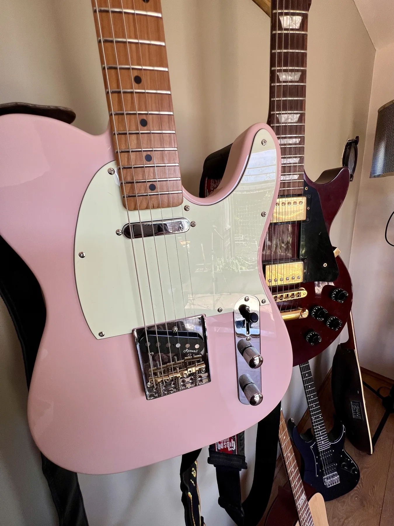 Studio equipment and guitars